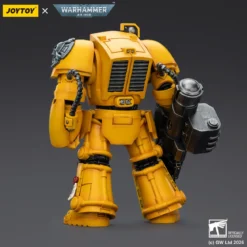 JoyToy Space Marines - Imperial Fists - Terminator 3 with Power Fist and Assault Cannon 1/18 - Warhammer 40k