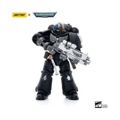 JoyToy Space Marines - Iron Hands - Intercessors Brother Gravak 1/18 - Warhammer 40K