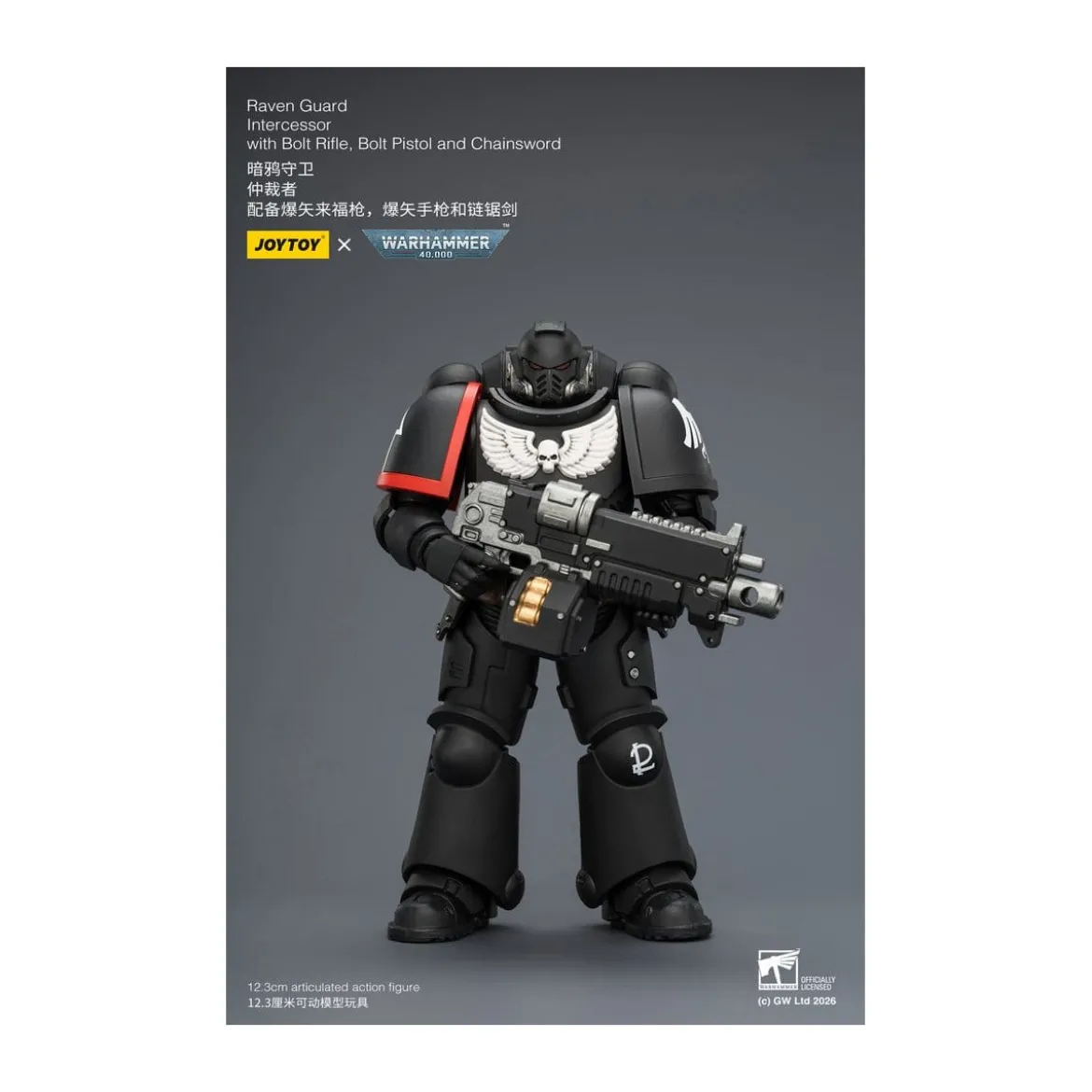 JoyToy Space Marines - Raven Guard - Intercessors 1/18 - Warhammer 40K