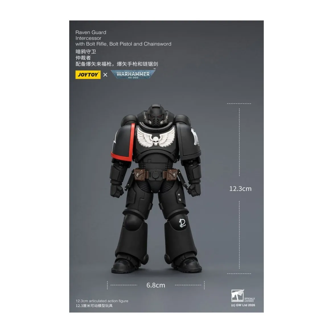 JoyToy Space Marines - Raven Guard - Intercessors 1/18 - Warhammer 40K