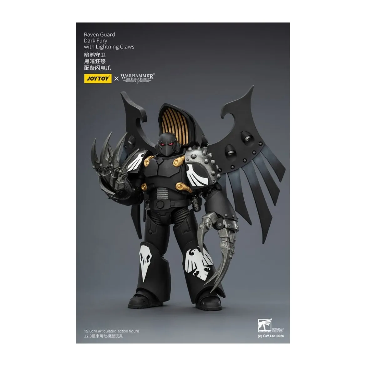 JoyToy Space Marines - Raven Guard - Dark Fury 1/18 - Warhammer 40k