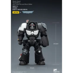 JoyToy Space Marines - Raven Guard - Terminator 2 with Power Fist and Storm Bolter 1/18 - Warhammer 40k