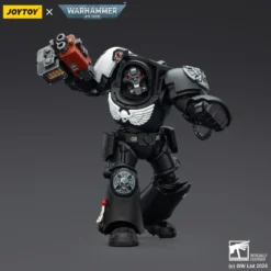 JoyToy Space Marines - Raven Guard - Terminator 2 with Power Fist and Storm Bolter 1/18 - Warhammer 40k
