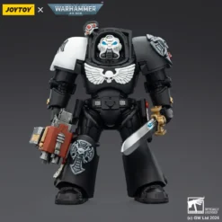 JoyToy Space Marines - Raven Guard - Terminator 1 with Power Sword and Storm Bolter 1/18 - Warhammer 40k