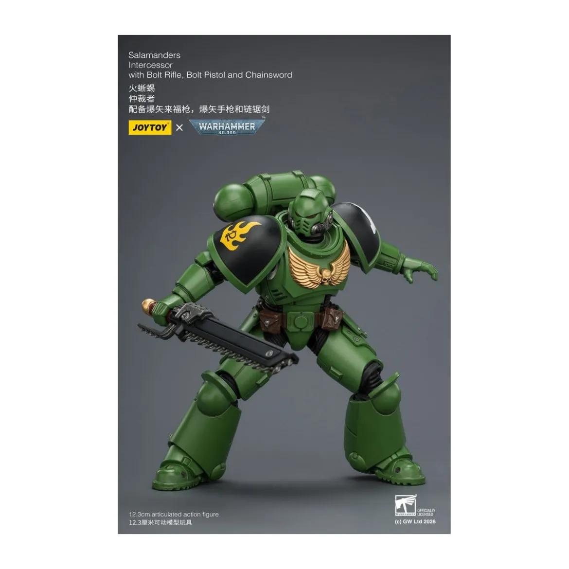 JoyToy Space Marines - Salamanders - Intercessors 1/18 - Warhammer 40K
