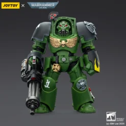 JoyToy Space Marines - Salamanders - Terminator 3 with Power Fist and Assault Cannon 1/18 - Warhammer 40k