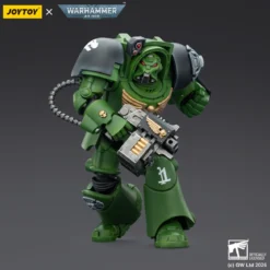 JoyToy Space Marines - Salamanders - Terminator 2 with Power Fist and Storm Bolter 1/18 - Warhammer 40k