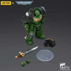 JoyToy Space Marines - Salamanders - Terminator 1 with Power Sword and Storm Bolter 1/18 - Warhammer 40k