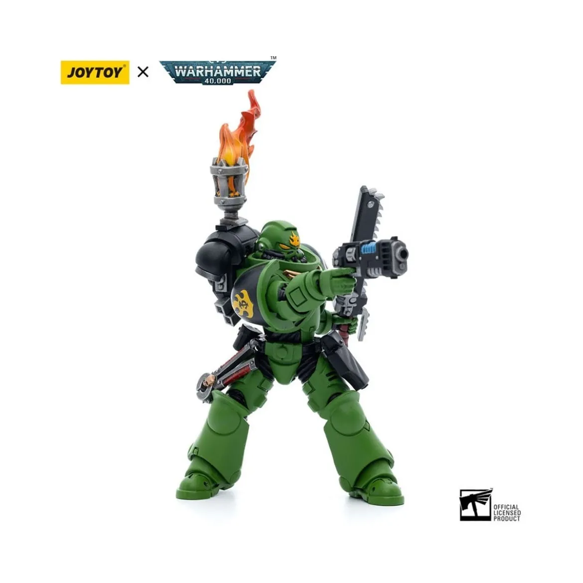 JoyToy Space Marines - Salamanders - Intercessor Sergeant Tsek'gan 1/18 - Warhammer 40K