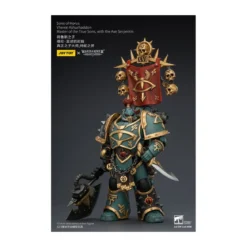 JoyToy Space Marines - Sons of Horus - Vheren Ashurhaddon Master of the True Sons with the Axe Serpentis 1/18 - The Horus Heresy