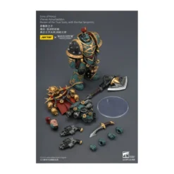 JoyToy Space Marines - Sons of Horus - Vheren Ashurhaddon Master of the True Sons with the Axe Serpentis 1/18 - The Horus Heresy