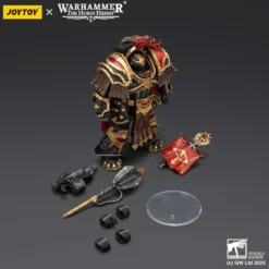 JoyToy Space marines - Sons of Horus - Legion Cataphractii Praetor with Combi-Melta and Power Maul 1/18 - Warhammer 40K