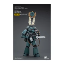 JoyToy Space marines - Sons of Horus - MKIV Tactical Squad Legionary with Legion Vexilla 2 1/18 - Warhammer 40K
