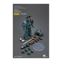 JoyToy Space marines - Sons of Horus - MKIV Tactical Squad Sergeant with Power Sword 1/18 - Warhammer 40K