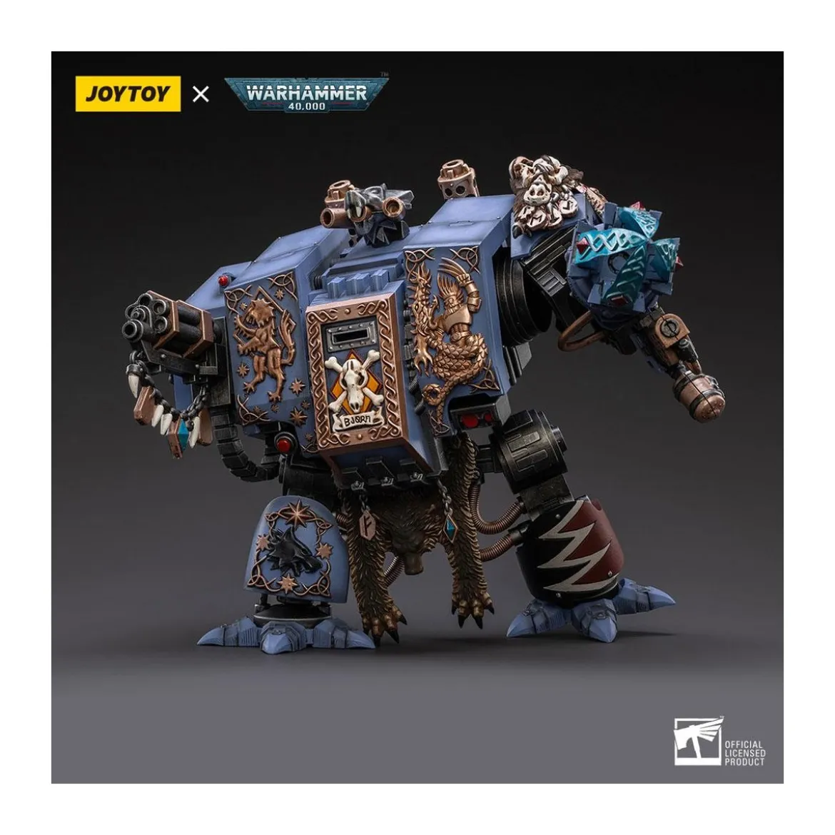 JoyToy - Space Marines - Space Wolves - Bjorn the Fell-Handed - Venerable Dreadnoughts 1/18 - Warhammer 40K
