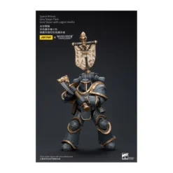 JoyToy Space Marines - Space Wolves - Grey Slayer Pack - Grey Slayer With Legion Vexilla 1/18