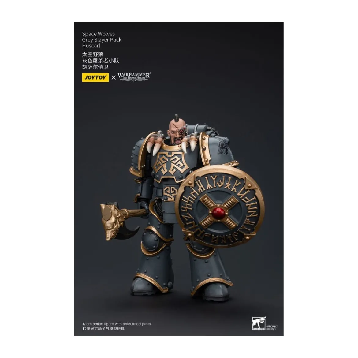 JoyToy Space Marines - Space Wolves - Grey Slayer Pack - Huscarl 1/18 - The Horus Heresy