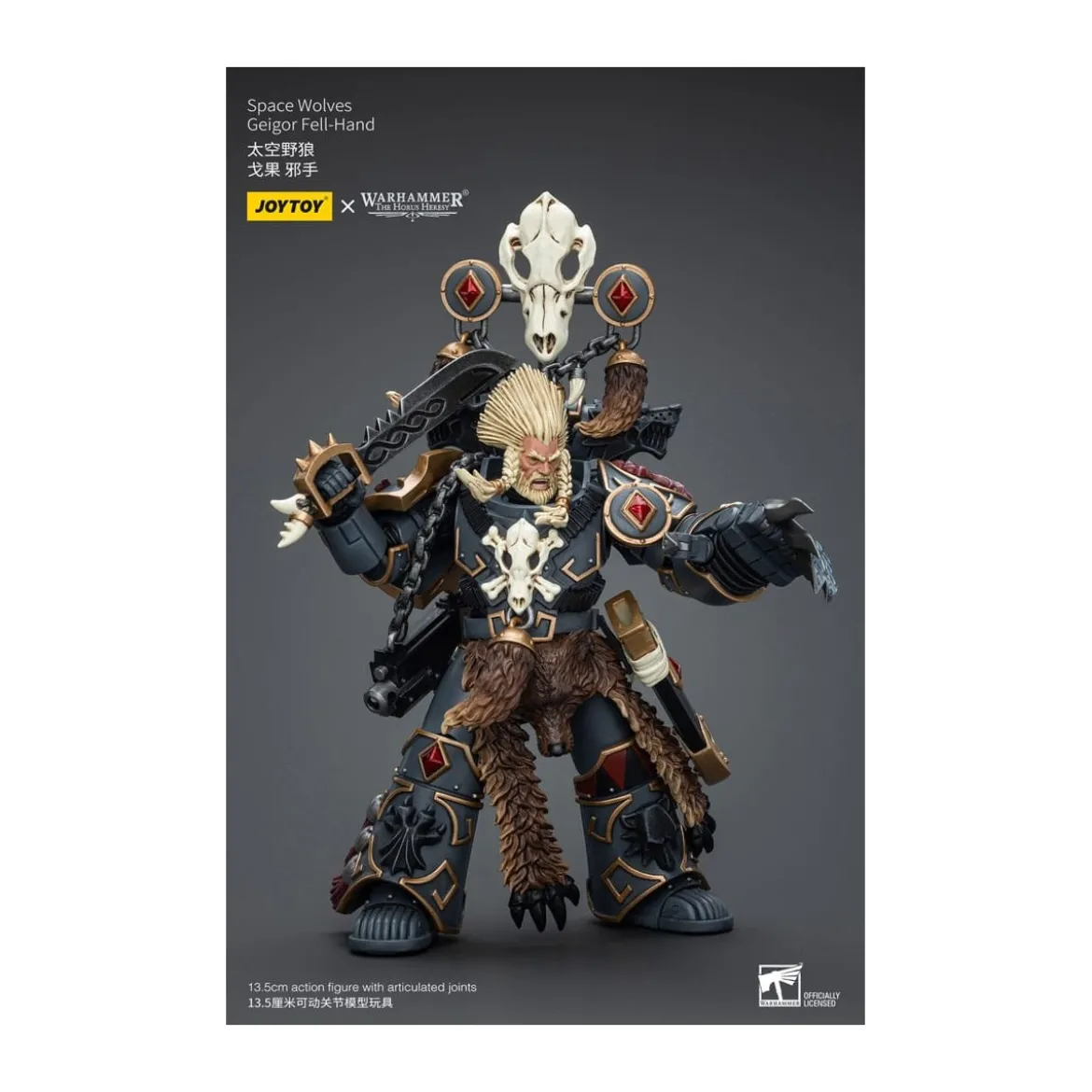 JoyToy Space Marines - Space Wolves - Geigor Fell-Hand - 1/18 - The Horus Heresy