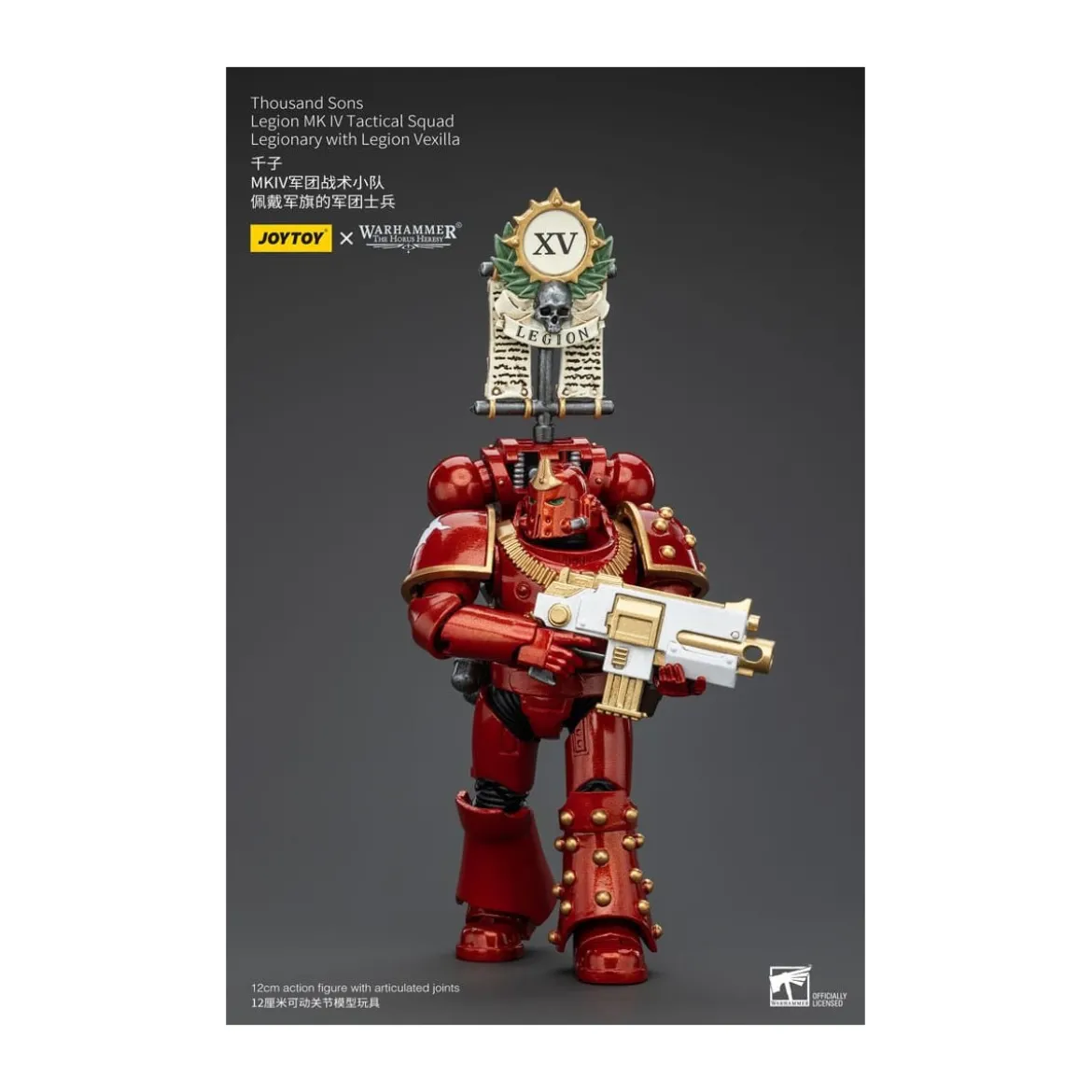 JoyToy Space Marines - Thousand sons - Legion MK IV Tactical Squad Legionary with Legion Vexilla