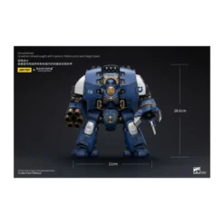 JoyToy - Space Marines - Ultramarines - Leviathan Dreadnought with Cyclonic Melta Lance And Siege Claws 1/18