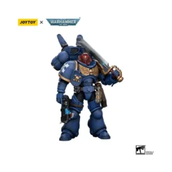 JoyToy - Space Marines - Ultramarines - Jump Pack Intercessors Sergeant With Plasma Pistol And Power Sword 1/18