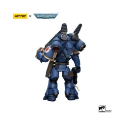 JoyToy - Space Marines - Ultramarines - Jump Pack Intercessors Sergeant With Plasma Pistol And Power Sword 1/18