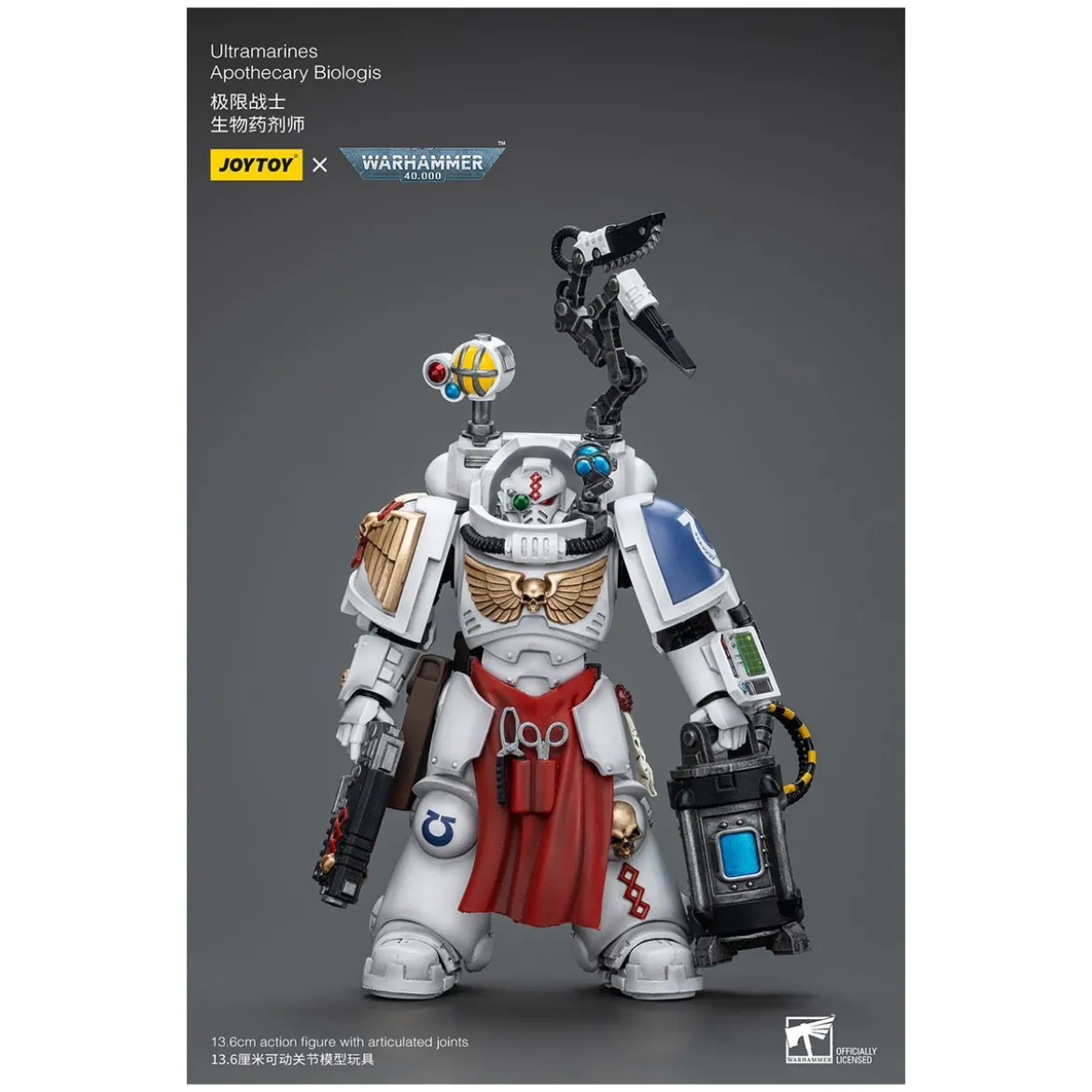JoyToy Space Marines - Ultramarines - Apothecary Biologis 1/18 - Warhammer 40K