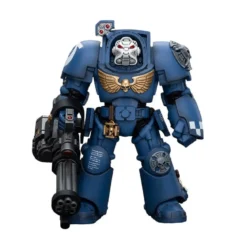 JoyToy Space Marines - Ultramarines - Terminator Squad Terminator with Assault Cannon 1/18 - Warhammer 40K