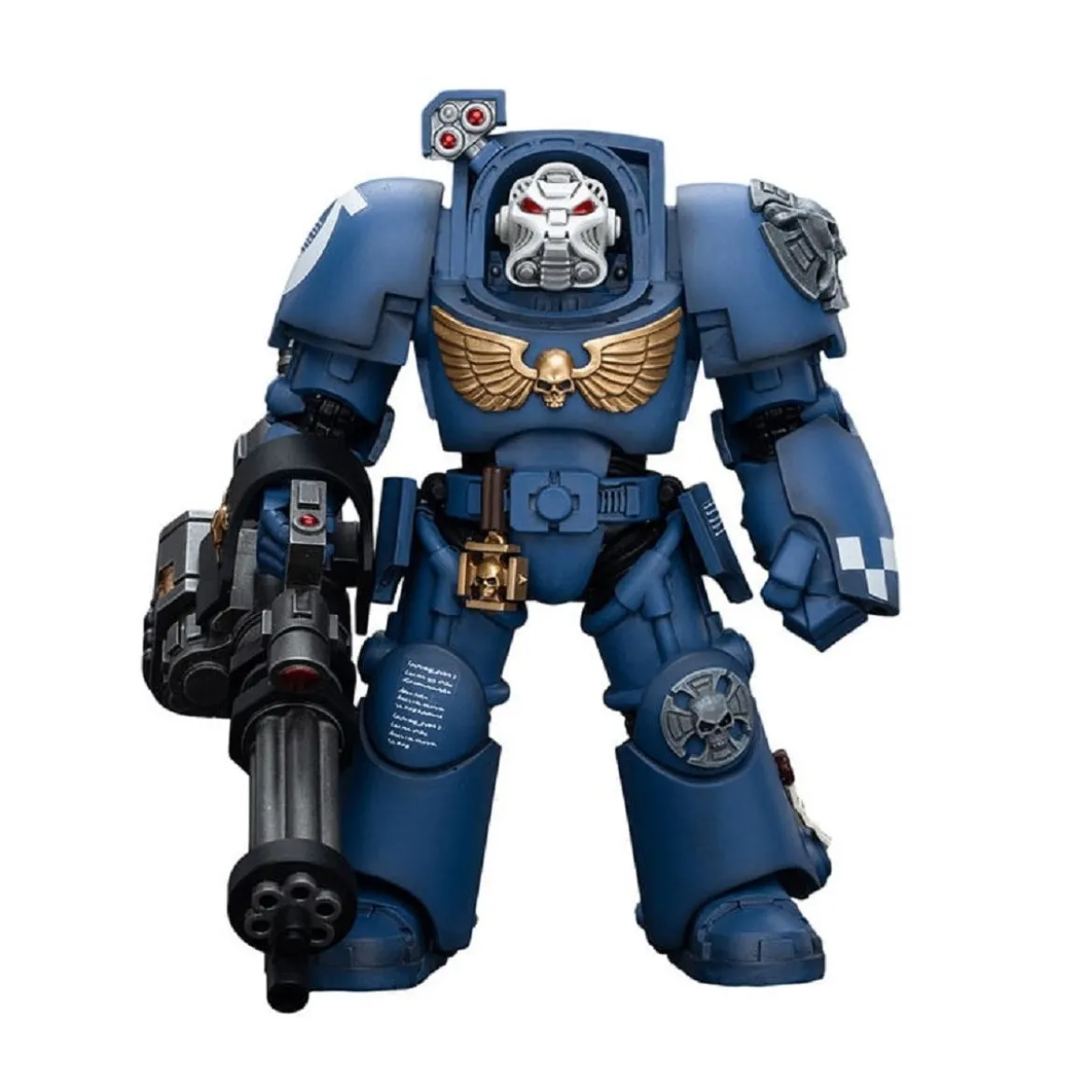 JoyToy Space Marines - Ultramarines - Terminator Squad Terminator with Assault Cannon 1/18 - Warhammer 40K