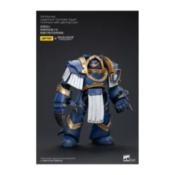 JoyToy - Space Marines - Ultramarines - Cataphractii Terminator Squad - Terminator with Lightning Claws 1/18
