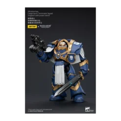 JoyToy - Space Marines - Ultramarines - Cataphractii Terminator Squad - Sergeant with Power Sword 1/18