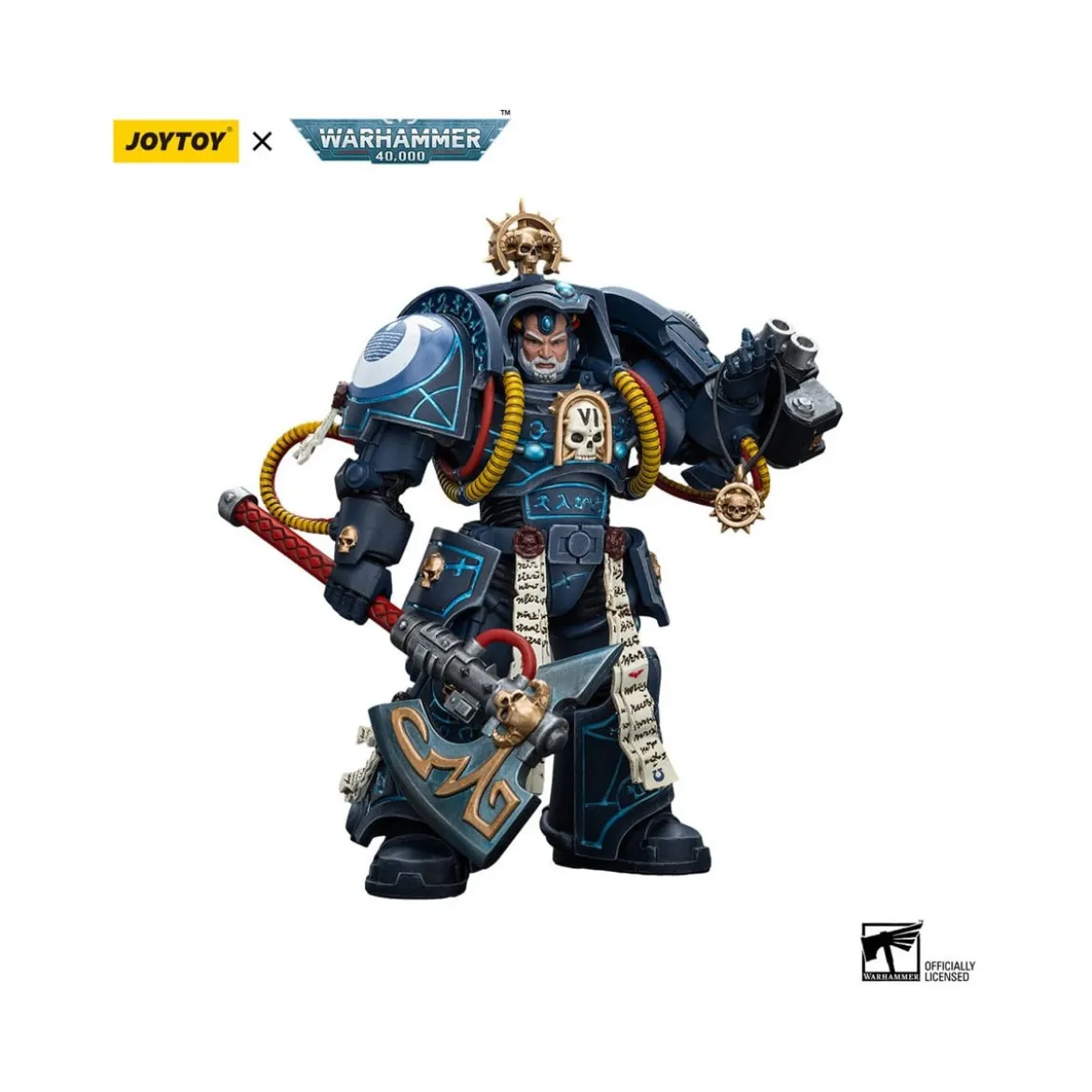 JoyToy - Space Marines - Ultramarines - Librarian in Terminator Armour 1/18 - Warhammer 40K