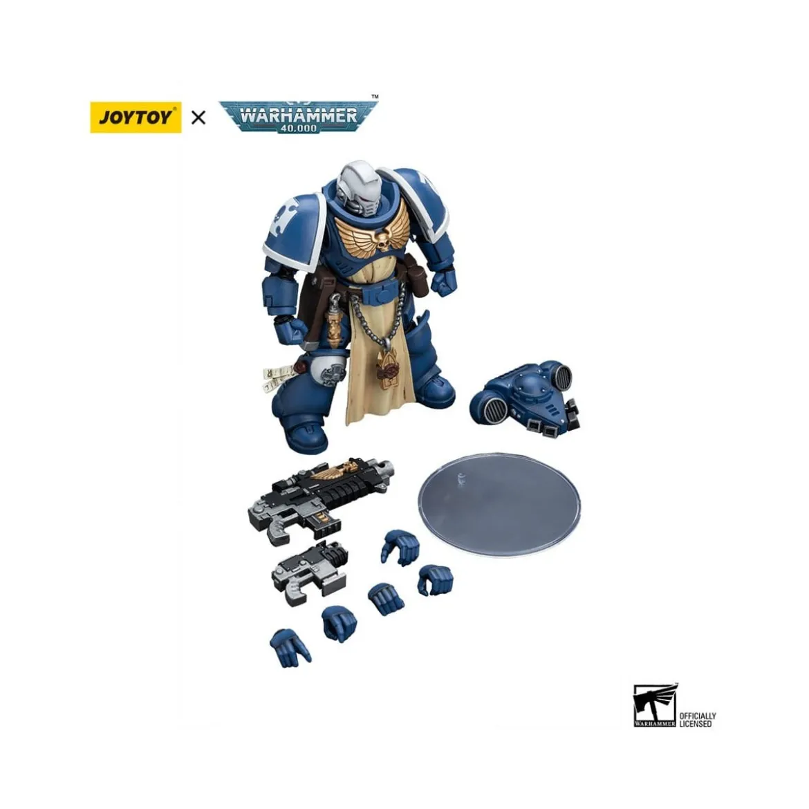 JoyToy - Space Marines - Ultramarines - Sternguard Veteran with Bolt Rifle 1/18 - Warhammer 40K