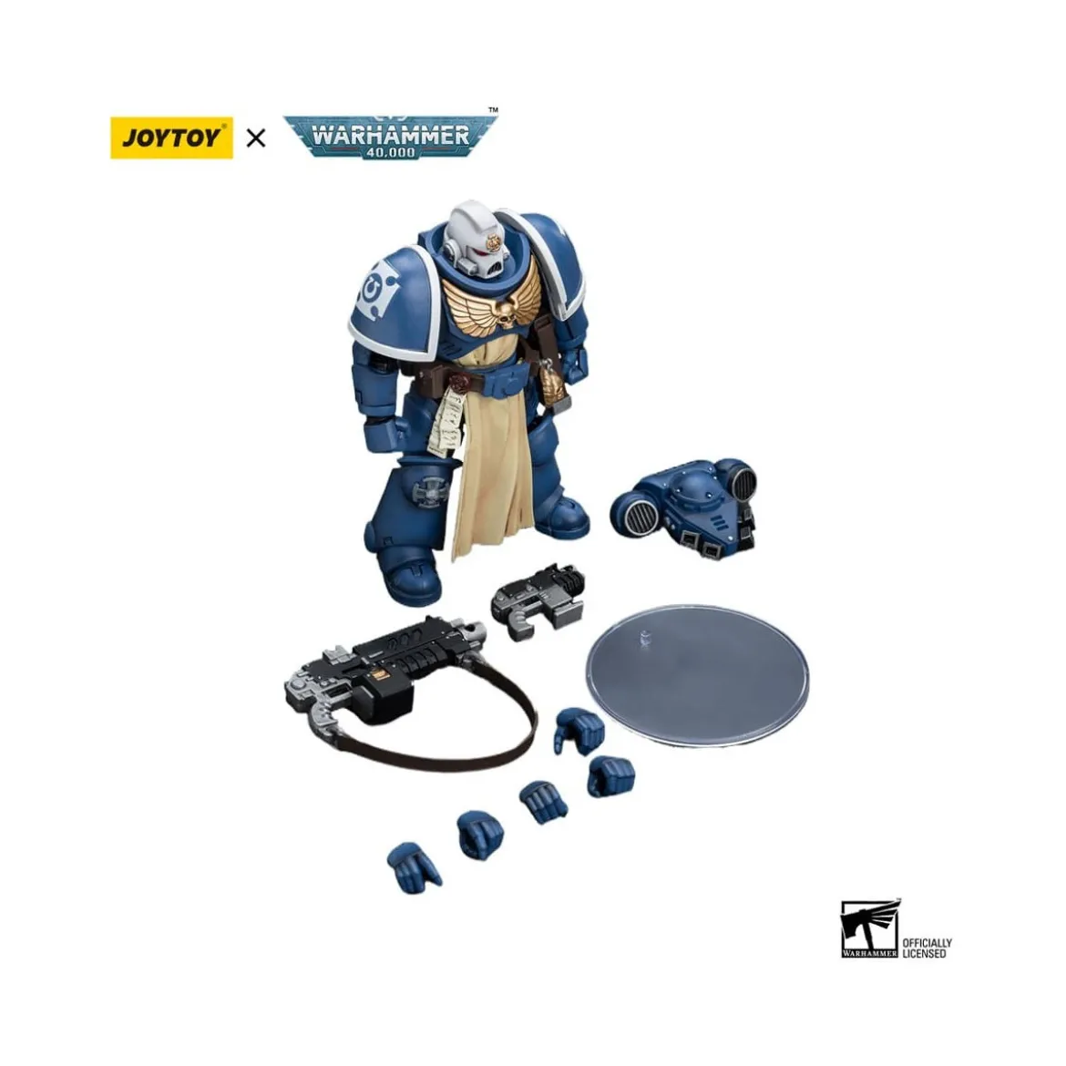 JoyToy - Space Marines - Ultramarines - Sternguard Veteran with Auto Bolt Rifle 1/18 - Warhammer 40K