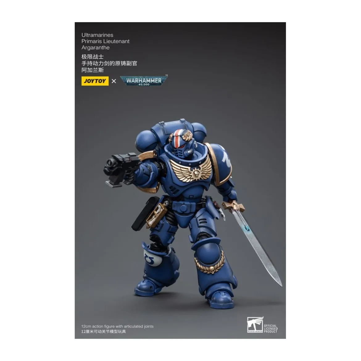 JoyToy - Space Marines - Ultramarines - Primaris Lieutenant Argaranthe 1/18 - Warhammer 40K