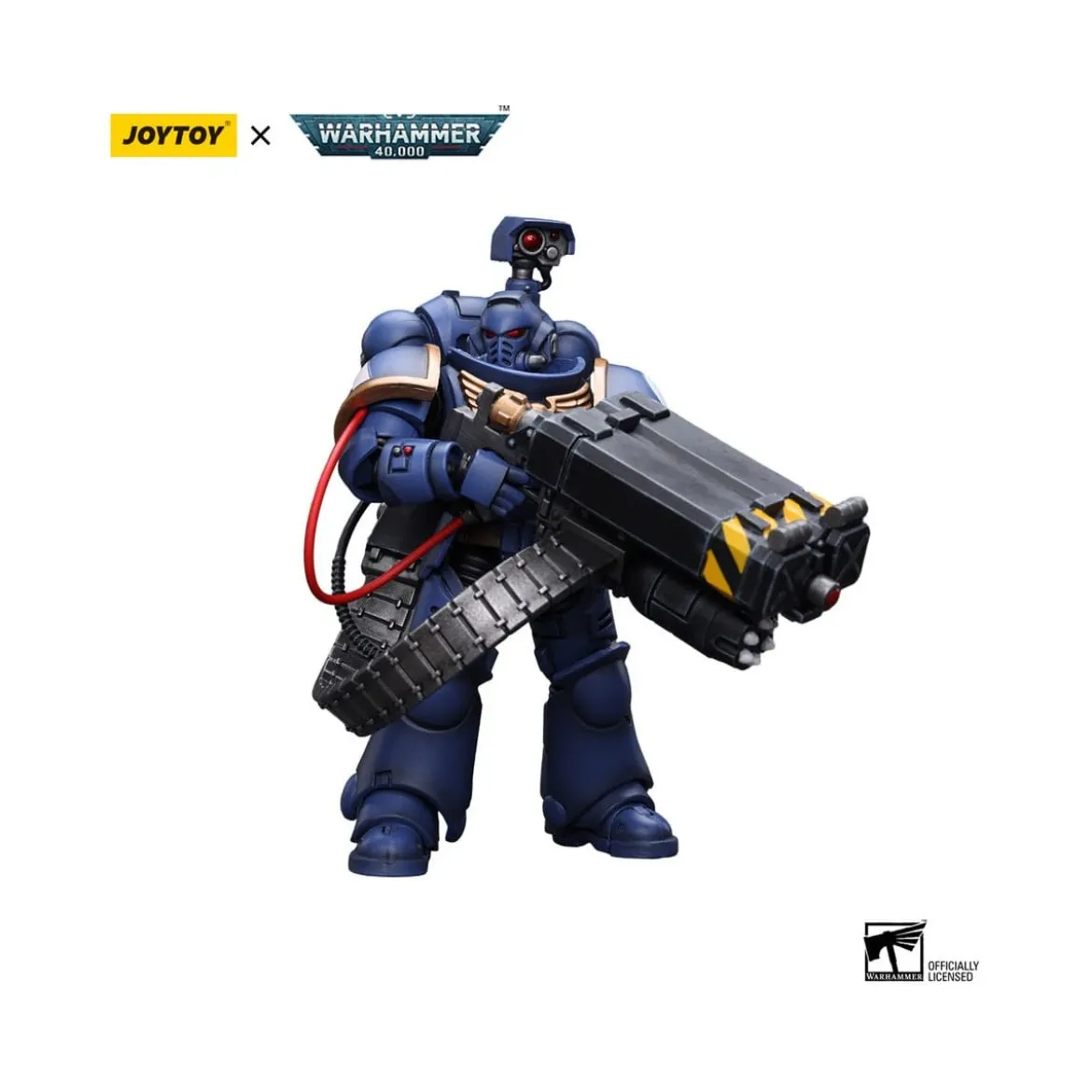 JoyToy Space Marines - Ultramarines - Desolation Marine with Castellan Launcher (Superkrak) 1/18