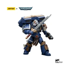 JoyToy Space Marines - Ultramarines - Vanguard Veteran Sergent 1/18 - Warhammer 40K
