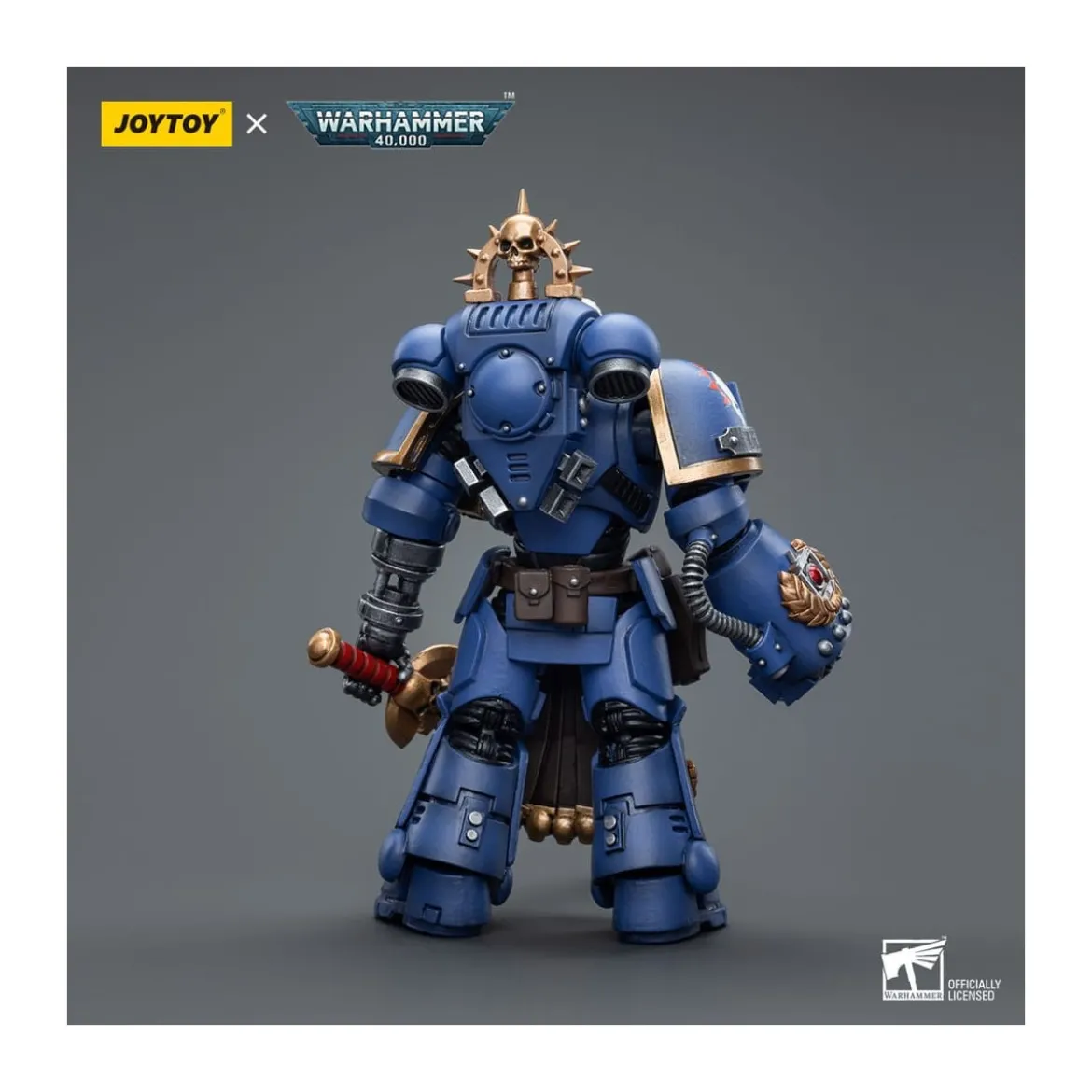 JoyToy Space Marines - Ultramarines - Ultramarines Lieutenant with Power Fist 1/18 - Warhammer 40K