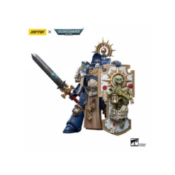 JoyToy - Space Marines - Ultramarines - Primaris Captain with Relic Shield and Power Sword 1/18 - Warhammer 40K