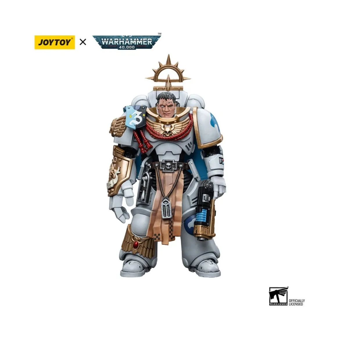 JoyToy Space Marines - White Consuls - Captain Messinius 1/18 - Warhammer 40K