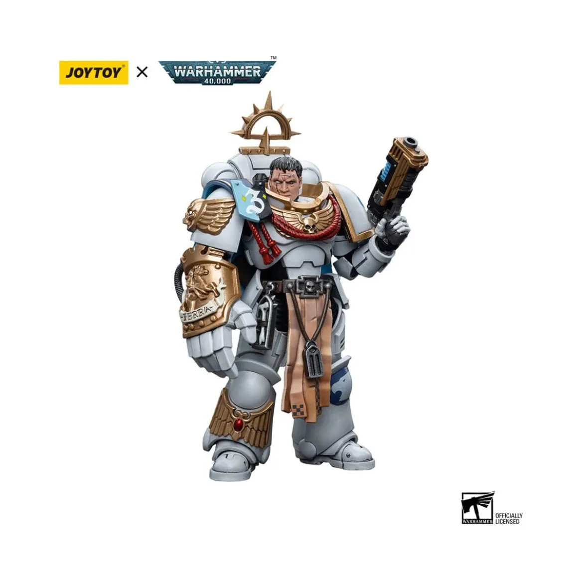 JoyToy Space Marines - White Consuls - Captain Messinius 1/18 - Warhammer 40K