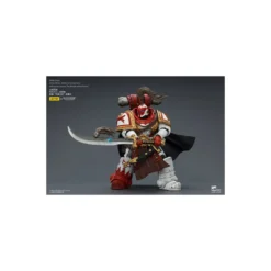 JoyToy Space Marines - White Scars - Hibou Khan,Seeker of Atonement,with power sword 