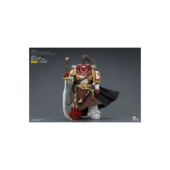 JoyToy Space Marines - White Scars - Hibou Khan,Seeker of Atonement,with power sword 