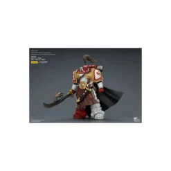JoyToy Space Marines - White Scars - Hibou Khan,Seeker of Atonement,with power sword 