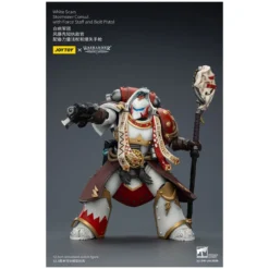 JoyToy Space Marines - White Scars - Stormseer Consul with Force Staff and Bolt Pistol 1/18 - The Horus Heresy
