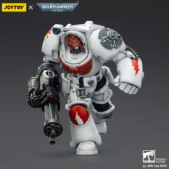 JoyToy Space Marines - White Scars - Terminator 3 with Power Fist and Assault Cannon 1/18 - Warhammer 40k