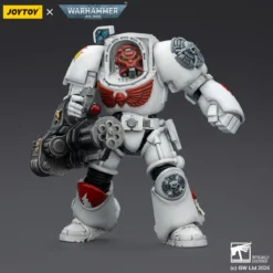 JoyToy Space Marines - White Scars - Terminator 3 with Power Fist and Assault Cannon 1/18 - Warhammer 40k