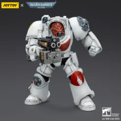 JoyToy Space Marines - White Scars - Terminator 2 with Power Fist and Storm Bolter 1/18 - Warhammer 40k