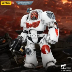 JoyToy Space Marines - White Scars - Terminator 2 with Power Fist and Storm Bolter 1/18 - Warhammer 40k