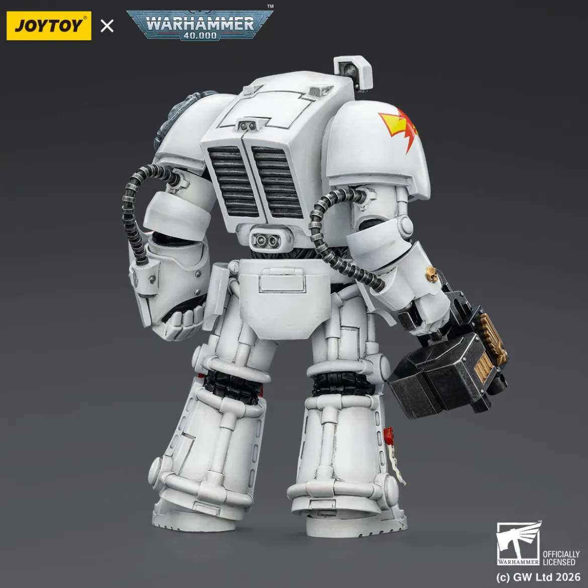 JoyToy Space Marines - White Scars - Terminator 2 with Power Fist and Storm Bolter 1/18 - Warhammer 40k